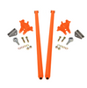 HSP 58" Universal Bolt On Traction Bars for Inline Leaf Spring 4" Axle Orange