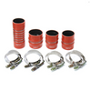 HPS High Temp Aramid Reinforced Silicone Intercooler Hose Boots Kit For 2007-2010 Ram 2500/3500 6.7L Cummins