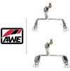 AWE Track-to-Touring Exhaust Conversion Kit 4" Tips For 10-16 Audi S4/S5 3.0T