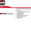 AWE Track Cat-Back Exhaust w/ 3.5” Chrome Tips For 15–17 Volkswagen Golf 1.8L