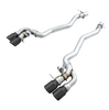 AWE SwitchPatch Cat-Back Exhaust w/ 4" Black Tips For 18-23 BMW M5 4.4L F90