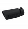 MBRP Armor BLK 5 Inch Angle Cut Exhaust Tip 4 Inch Inlet x 12 Inch Bolt-On Black Universal