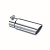 MBRP Armor Pro 10 Inch Angle Cut Polished Rolled Exhaust Tip T304 3 Inch Inlet/3.5 Inch Outlet