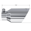 MBRP Armor Pro 8 Inch Dual Wall Angled Exhaust Tip 2.5 Inch  Inlet /4 Inch Outlet T304 SS