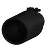 MBRP Armor BLK 12" Exhaust Tip 2.5" Inlet 4" OD Angled Rolled End Black