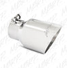 MBRP Armor Pro 8 Inch Polished Angle Cut Exhaust Tip 3 Inch In/4.5 Inch Outlet Universal