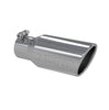 MBRP Armor Pro 10 Inch Polished Exhaust Tip Rolled Angled End 2.5 Inch  Inlet 4 Inch Outlet