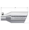 MBRP Armor Pro 11 Inch Polished Exhaust Tip 2.5 Inch In/4.5 Inch Outlet T304 SS Universal