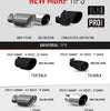 MBRP Armor Pro 11 Inch Polished Exhaust Tip 2.5 Inch In/4.5 Inch Outlet T304 SS Universal
