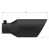 MBRP Armor BLK 11 Inch Satin Black Exhaust Tip 2.5 Inch Inlet/4.5 Inch Outlet Universal