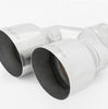 MBRP Armor Pro Polished Dual Exhaust Tip 2.5" Inlet 4" OD Staggered L 9.5/R 9"