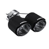 MBRP Armor Pro 2.5 Inch Inlet Stainless Steel Dual Carbon Fiber 4 Inch Tip Universal