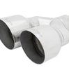 MBRP Armor Pro Dual Outlet 4" OD Exhaust Tip 3" Inlet 9.87" Single Wall