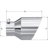 MBRP Armor Pro 8" Exhaust Tip 3" Inlet 5" Outlet Dual Wall Angle Cut T304 SS