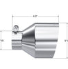 MBRP Armor Pro 6.5 Inch Polished Angle Cut Exhaust Tip 2.5 Inch Inlet/5 Inch OD T304 SS