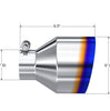 MBRP Armor Pro 6.5 Inch Round Angle Cut Burnt End Exhaust Tip 2.5 Inch ID/5 Inch OD T304