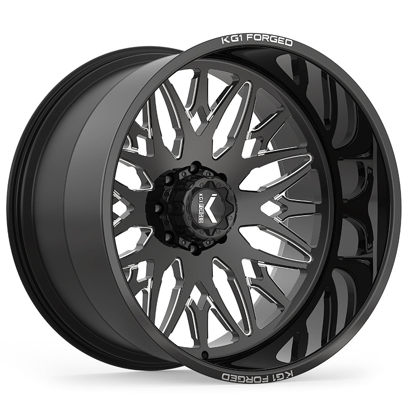 KG1 Forged Trident-S Gloss Black Milled 26X12