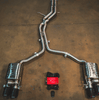 Valvetronic Audi B8, B8.5 S4, S5 3.0, 4.2L Catback T304 SS Burnt 3.5" Tips AUD.B8.S4.VSES.BR.BRT