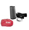 No Limit Fabrication Black Cold Air Intake Dry Filter with Red Pre-Filter For 2003-2007 Ford 6.0L Powerstroke