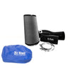 No Limit Fabrication Black Cold Air Intake Dry Filter with Blue Pre-Filter For 2003-2007 Ford 6.0L Powerstroke