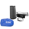 No Limit Fabrication Raw Cold Air Intake Dry Filter with Blue Pre-Filter For 2003-2007 Ford 6.0L Powerstroke
