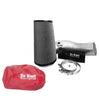 No Limit Fabrication Raw Cold Air Intake Dry Filter with Red Pre-Filter For 2003-2007 Ford 6.0L Powerstroke