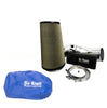 No Limit Fabrication Polished Cold Air Intake with Oiled Pro Guard 7 Filter and Blue Pre-Filter For 2003-2007 Ford 6.0L Powerstroke