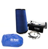 No Limit Fabrication Polished Cold Air Intake with Oiled Pro5R Filter and Blue Pre-Filter For 2003-2007 Ford 6.0L Powerstroke