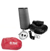 No Limit Fabrication Black Cold Air Intake with Dry Filter and Red Pre-Filter For 2008–2010 Ford 6.4L Powerstroke