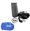 No Limit Fabrication Black Cold Air Intake with Dry Filter and Blue Pre-Filter For 2008–2010 Ford 6.4L Powerstroke