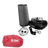No Limit Fabrication Black Cold Air Intake with Dry Filter and Red Pre-Filter For 2008–2010 Ford 6.4L Powerstroke