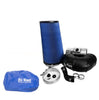 No Limit Fabrication Raw Cold Air Intake with Oiled Filter and Blue Pre-Filter For 2008-2010 Ford 6.4L Powerstroke