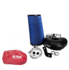 No Limit Fabrication Raw Cold Air Intake with Oiled Filter and Red Pre-Filter For 2008-2010 Ford 6.4L Powerstroke