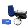 No Limit Fabrication Raw Cold Air Intake with Oiled Filter & Blue Pre-Filter For 2011–2016 Ford 6.7L Powerstroke