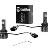 GTR Lighting Ultra 3.0 H9 LED Bulbs 4700LM 5750K Pair for H9 Fog Lights