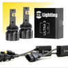 GTR Lighting Ultra 3.0 Yellow LED Bulbs 3000K with PWM Interface Modules For H11 Fog Lights
