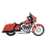 Rinehart Racing 4in Slip-On Mufflers Black with Black End Caps For 1995–2016 Harley Touring