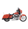 Rinehart 3.5in Slip-On Mufflers Black with Black Tips For 1995–2009 Harley Touring