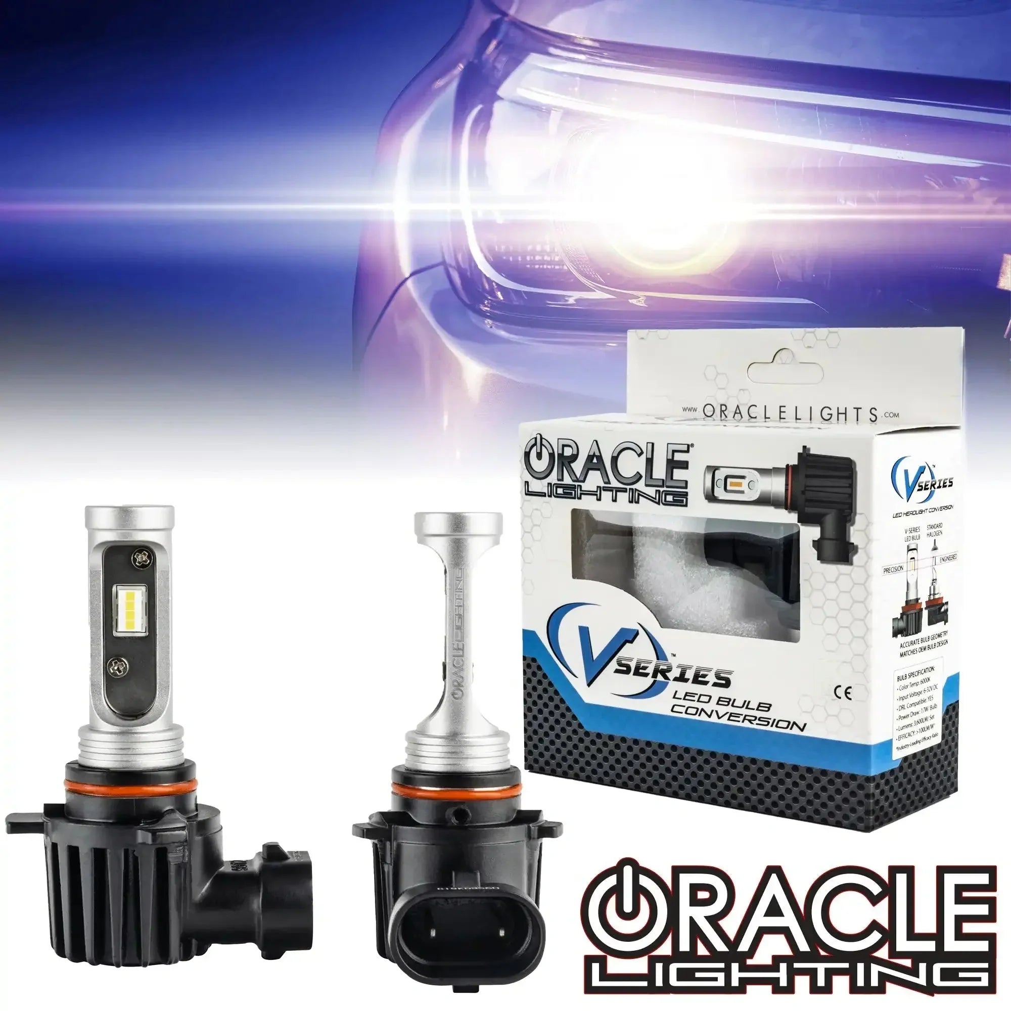 Oracle Lighting 9012 V-Series LED Bulb Conversion Kit 6000K - High/Low Beam