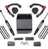 Zone Offroad 3.5 Inch Lift Kit with Nitro Shocks and Front Upper Control Arms For 2007-2013 GMC/Chevy Silverado/Sierra 1500