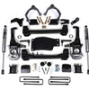 Zone Offroad 4 Inch Lift Kit with FOX Shocks For 2019-2024 GMC/Chevrolet Silverado 1500/Sierra 1500 AT4/Trail Boss