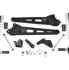 Zone Offroad 4 Inch Radius Arm Lift Kit with FOX Shocks For 2014-2018 Ram 2500 6.4L 4WD w/o Rear Air Suspension