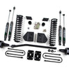 Zone Offroad 4 Inch Lift Kit with Nitro Shocks For 2011-2016 Ford F-250/F-350 6.2L 4WD with Rear Factory Overload