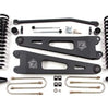 Zone Offroad 4 Inch Lift Kit Radius Arm with Nitro Shocks For 2005-2007 Ford F-250/F-350 6.0L 4WD