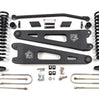 Zone Offroad 4 Inch Lift Kit with FOX Shocks with Radius Arms For 2008-2010 Ford F-250/F-350 Super Duty 4WD Gas