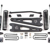 Zone Offroad 4 Inch Lift Kit with Radius Arms and Nitro Shocks For 2011-2016 Ford F-250/F-350 with Factory Overload