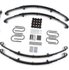 Zone Offroad 2 Inch Leaf Spring Lift Kit with Nitro Shocks For 1987–1995 Jeep Wrangler 4WD