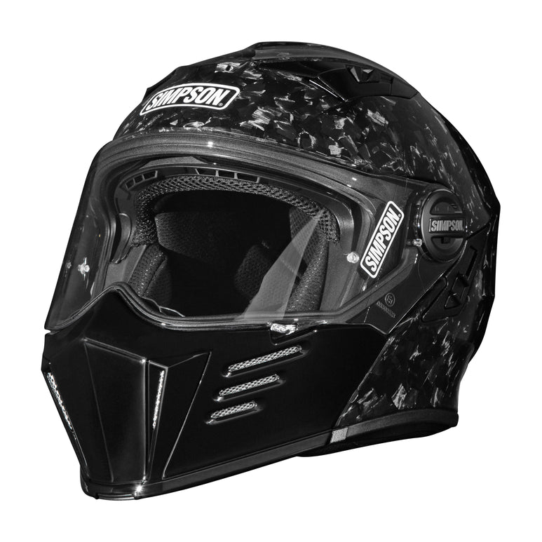 Simpson Motorcycle Mod Bandit Forged Carbon Modular Helmet Small DOT E ...