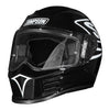 Simpson Motorcycle Speed Bandit Full Face Helmet 12 O'Clock Black 2XL
