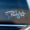 Rudy's Signature Logo Sticker